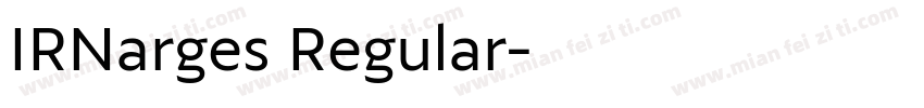 IRNarges Regular字体转换